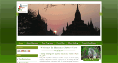 Desktop Screenshot of myanmarnatureview.com